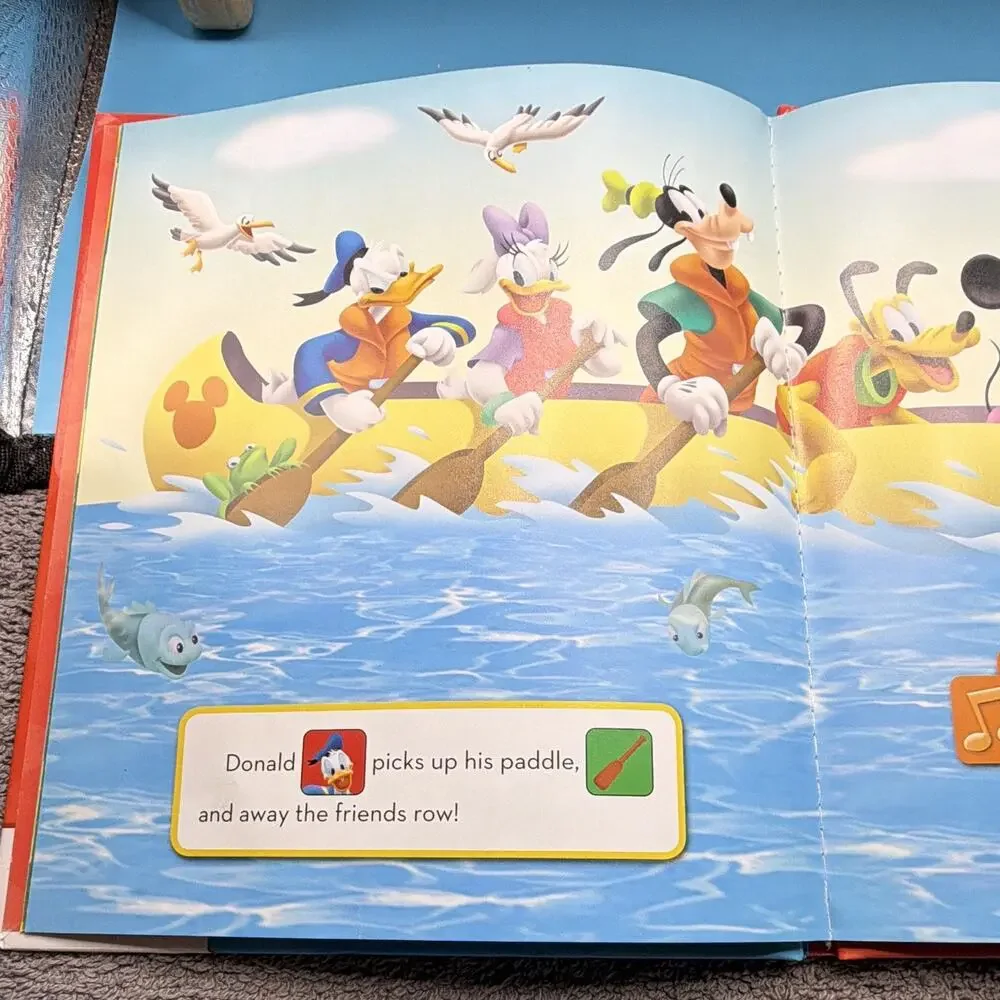 Disney Minnie Mouse Halloween Witch Plush , and play with Mickey book.